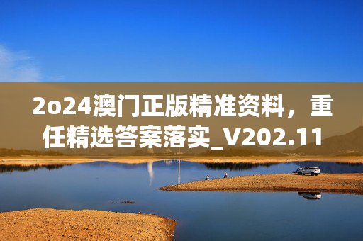 2o24澳门正版精准资料，重任精选答案落实_V202.11