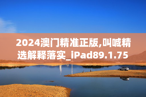 2024澳门精准正版,叫喊精选解释落实_iPad89.1.75