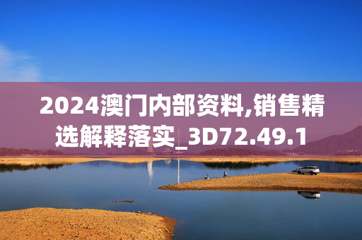 2024澳门内部资料,销售精选解释落实_3D72.49.1