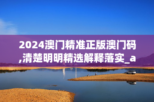 2024澳门精准正版澳门码,清楚明明精选解释落实_app88.12.12